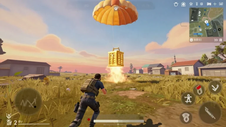captura de gameplay de airdrops free fire