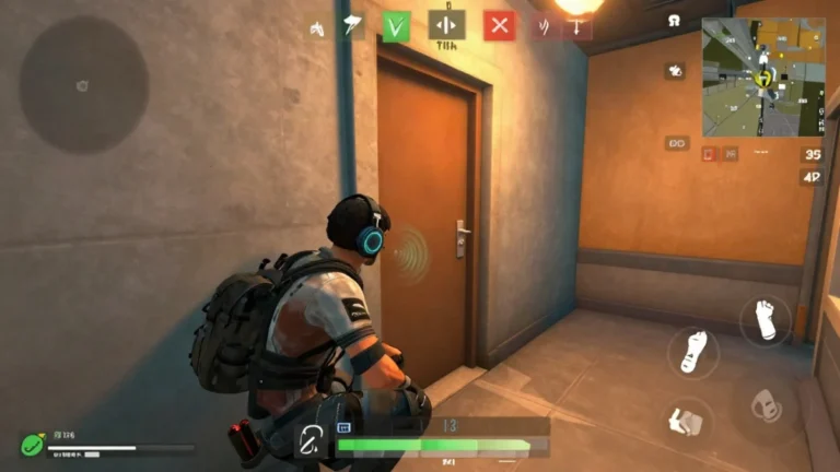 captura de gameplay estilo battle royale donde