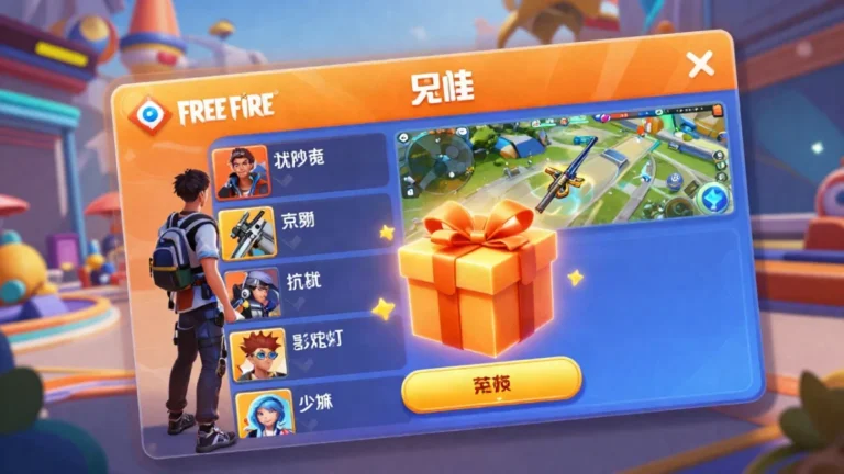 Captura de partida de un battle royale de celular con un personaje con equipo táctico cubriéndose tras muros de hielo en una isla tropical, en una escena sobre cómo resolver un código canjeado que no llegó, código canjeado no llegó